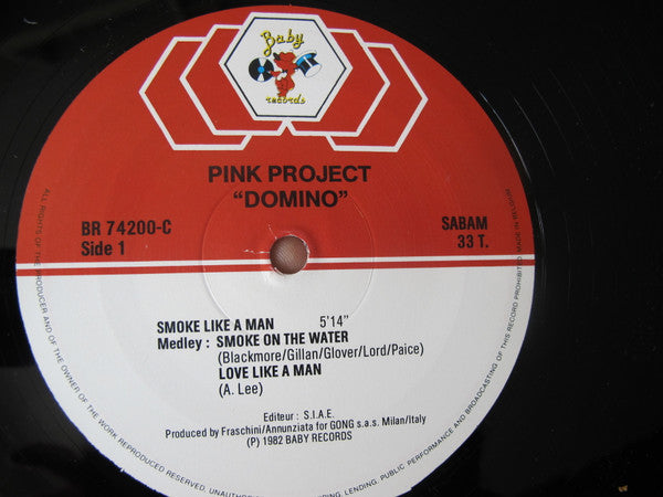 Pink Project : Domino (2xLP, Album, Gat)