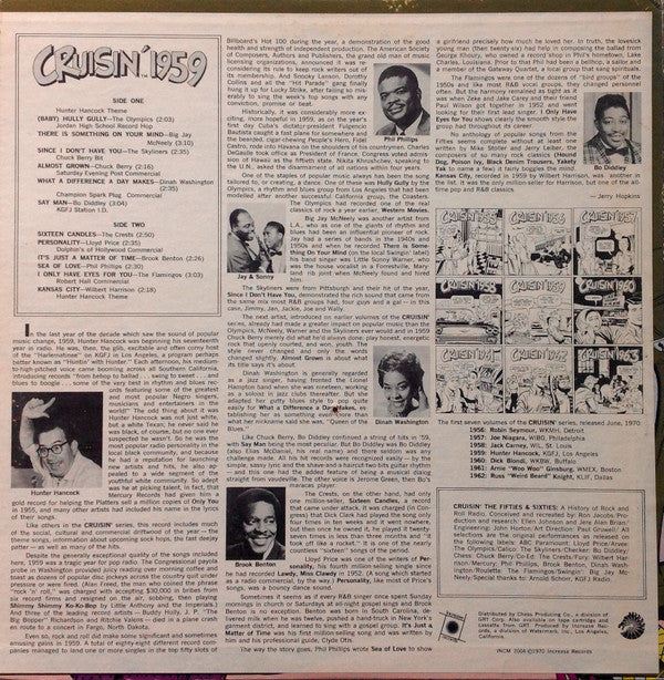 Various : Cruisin' 1959 (LP, Comp, Mixed)