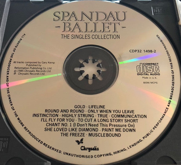 Spandau Ballet : The Singles Collection (CD, Comp, RE)