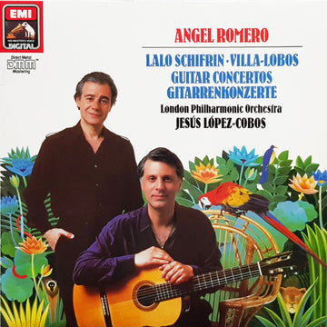 Angel Romero (2), Lalo Schifrin, Heitor Villa-Lobos, London Philharmonic Orchestra, Jesús López-Cobos : Concertos Pour Guitare (LP, Album)