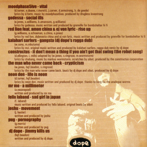Various : Cape Of Good Dope (CD, Comp)