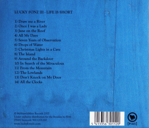 Lucky Fonz III : Life Is Short (CD, Album)