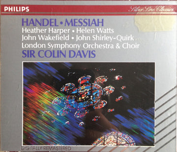 Georg Friedrich Händel, Heather Harper, Helen Watts, John Wakefield - John Shirley-Quirk, London Symphony Orchestra And London Symphony Chorus, Sir Colin Davis : Messiah (2xCD, RE, RM)