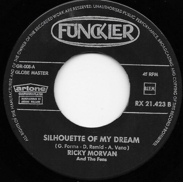 Ricky Morvan And The Fens : Hey Lilli / Silhouette Of My Dream (7", Single)