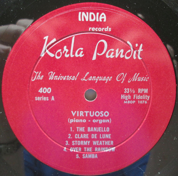 Korla Pandit : The Universal Language Of Music, Volume 1 (LP, Album, Bla)