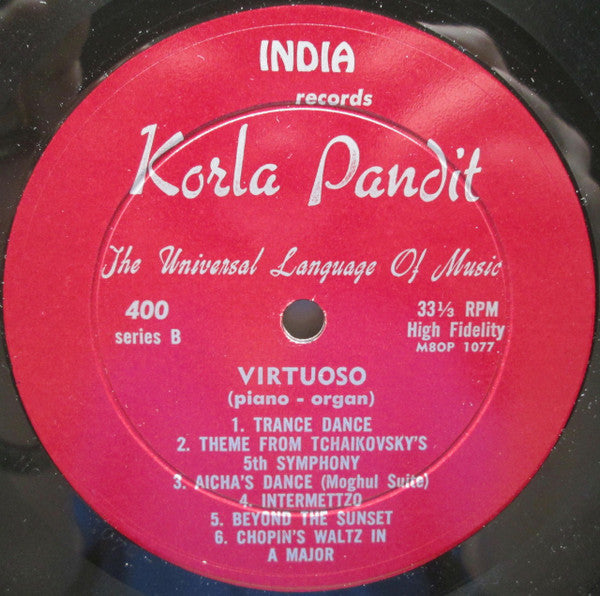 Korla Pandit : The Universal Language Of Music, Volume 1 (LP, Album, Bla)