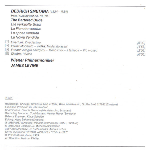 Felix Mendelssohn-Bartholdy / Franz Schubert / James Levine (2) : Ein Sommernachtstraum / A Midsummer Night's Dream / Le Songe D'une Nuit D'été - Rosamunde (Ausschnitte - excerpts - extraits) (CD, Comp)