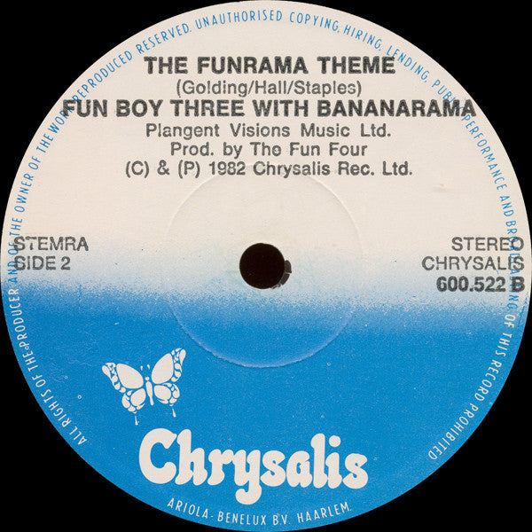 The Fun Boy Three* With Bananarama : It Aint What You Do.... /Just Do It (Extended Version) (12")