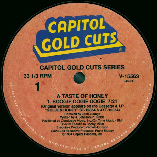 A Taste Of Honey : Boogie Oogie Oogie (12")