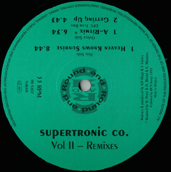 Supertronic Co. : Volume II - Remixes (12")