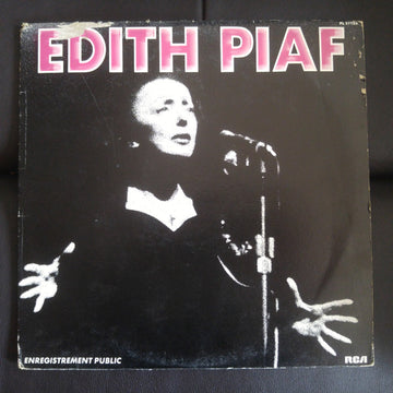 Edith Piaf : Enregistrement Public (LP, Comp, Mono)