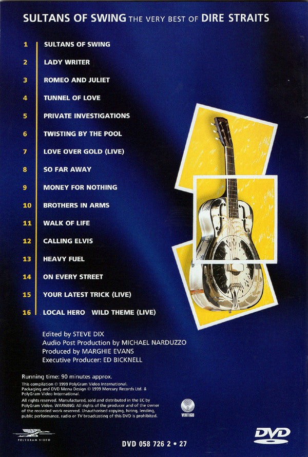 Dire Straits : Sultans Of Swing - The Very Best Of Dire Straits (DVD-V, Comp, Copy Prot., PAL)