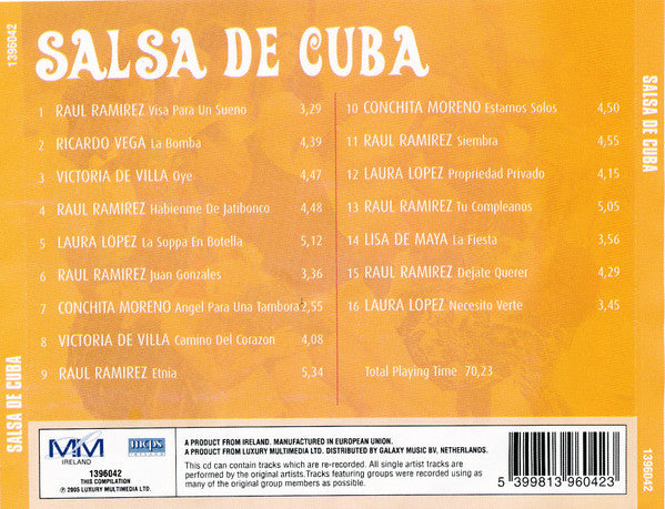 Various : Salsa De Cuba (CD, Comp)