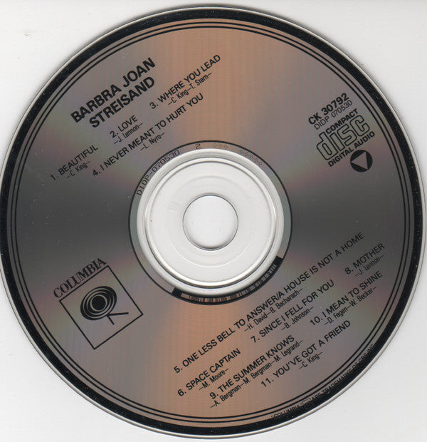 Barbra Streisand : Barbra Joan Streisand (CD, Album, RM)