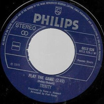 Trinity (14) : Play The Game (7", Single)