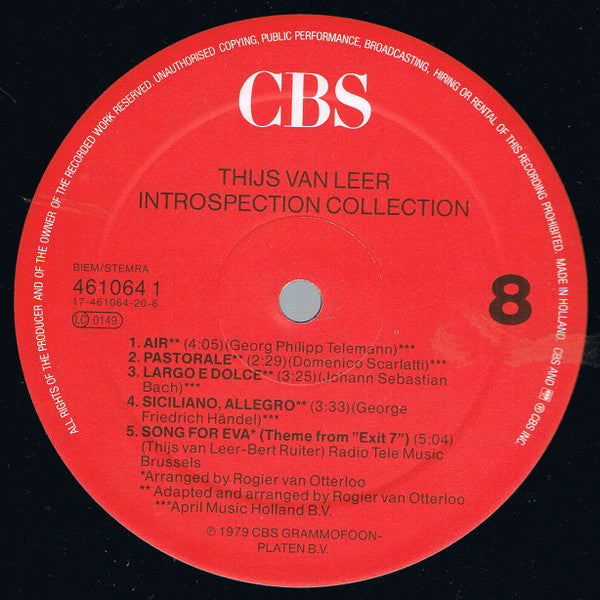Thijs Van Leer : Introspection - The Collection (4xLP, Album, RE + Box, Comp)