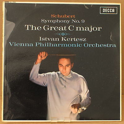 Franz Schubert, István Kertész, Wiener Philharmoniker : Symphony No. 9 (The Great C Major) (LP, Album)