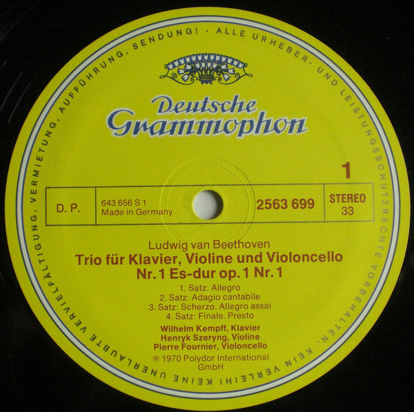 Beethoven* : Klaviertrios • Klavierquartette (Box + 6xLP)