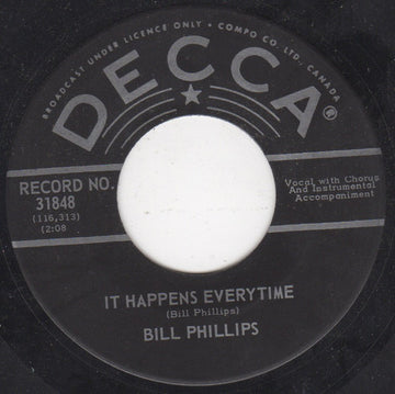 Bill Phillips (4) : It Happens Everytime (7", Single)