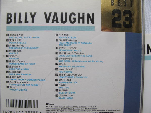 Billy Vaughn : Best 23 (CD, Comp)