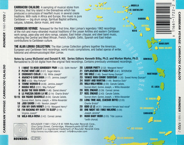 Various : Caribbean Voyage - Carriacou Calaloo (CD, Comp)