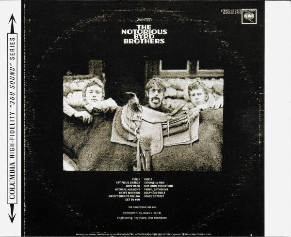 The Byrds : The Notorious Byrd Brothers (CD, Album, RE, RM, DAD)