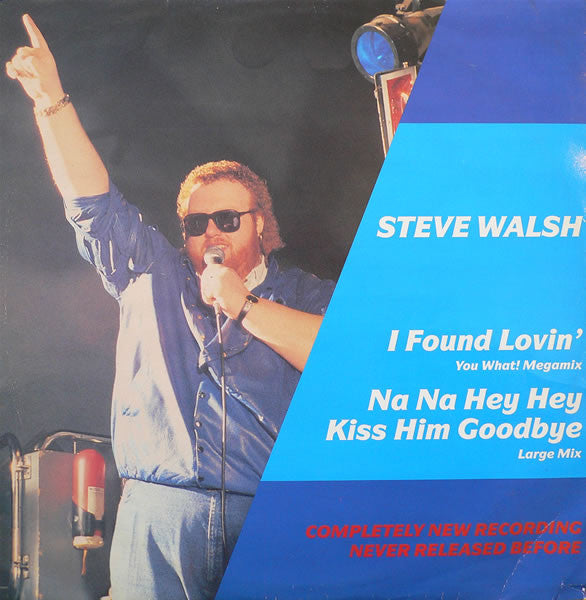 Steve Walsh (2) : I Found Loving (12")