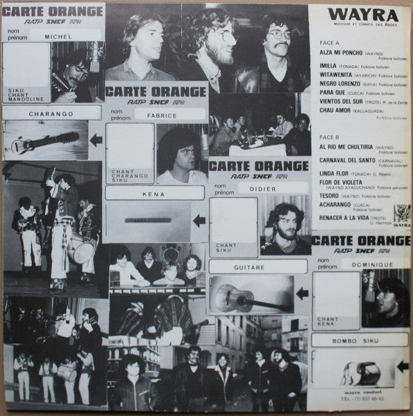 Wayra (2) : Puka Yana (Musiques Et Chants Des Andes Volume 2) (LP, Album)