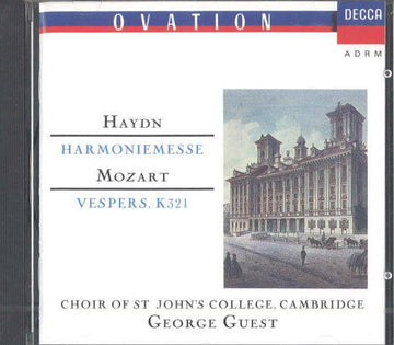 Joseph Haydn, Wolfgang Amadeus Mozart - St. John's College Choir, George Guest (2) : Harmoniemesse; Vespers, K321 (CD, Comp, RM)