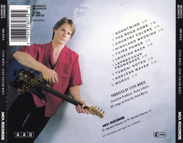 Steve Morse : High Tension Wires (CD, Album, RE)