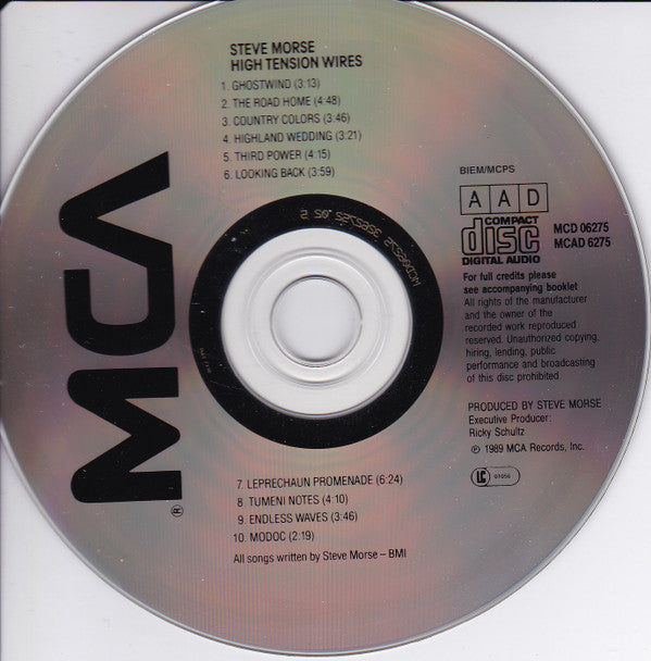 Steve Morse : High Tension Wires (CD, Album, RE)