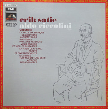 Erik Satie - Aldo Ciccolini : Pièces Pour Piano  (LP, Album, RE, Gat)