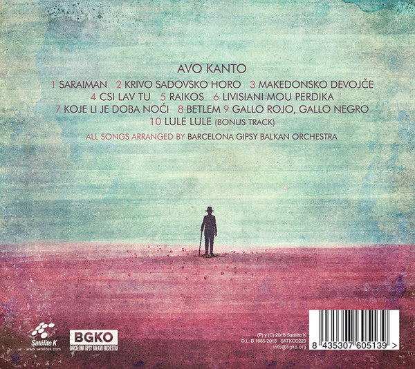 Barcelona Gipsy Klezmer Orchestra : Avo Kanto (CD, Album)
