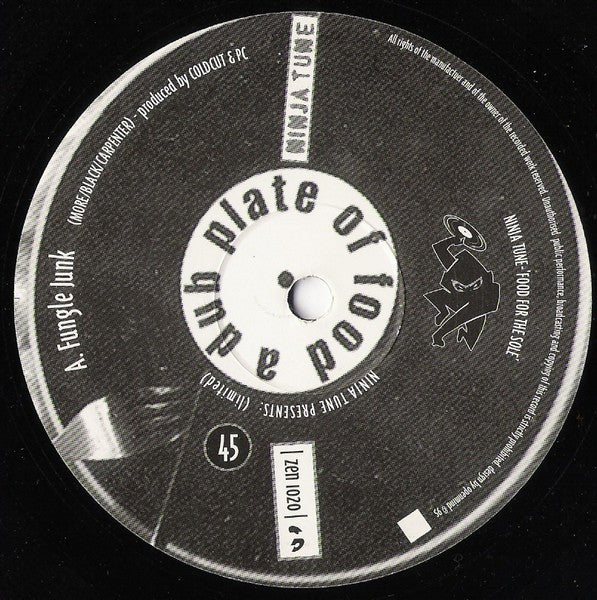 DJ Food : A Dub Plate Of Food (2x10", Ltd)