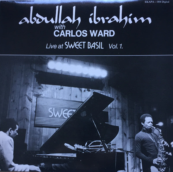 Abdullah Ibrahim With Carlos Ward : Live At Sweet Basil Vol. 1. (LP, Album)