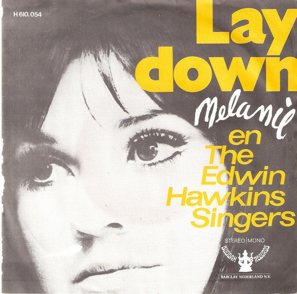 Melanie (2) En Edwin Hawkins Singers : Lay Down (7", Single, Mono, Red)