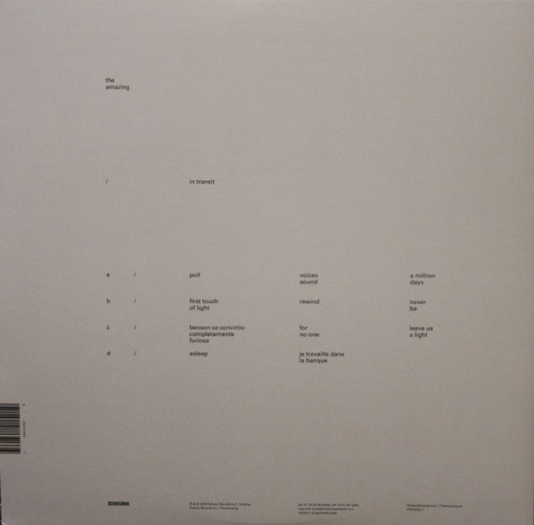 The Amazing (2) : In Transit (2xLP, Album)