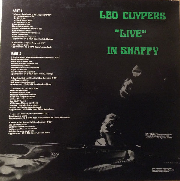 Leo Cuypers : Shaffy Theater Live Recording! ("Live" In Shaffy) (LP, Album)