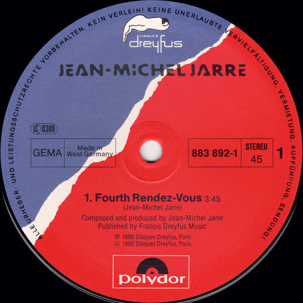 Jean-Michel Jarre : Rendez-Vous (12", Maxi, S/Edition)