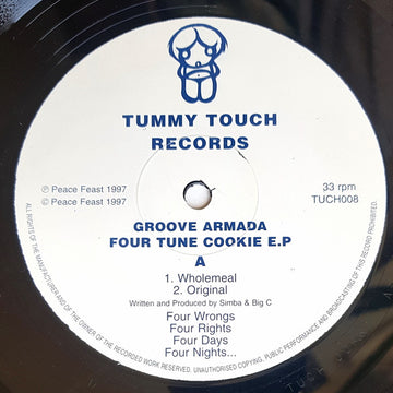 Groove Armada : Four Tune Cookie E.P (12", EP)