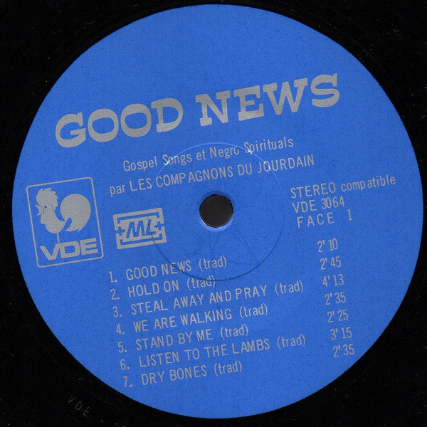 Les Compagnons Du Jourdain : Good News (LP, Album)