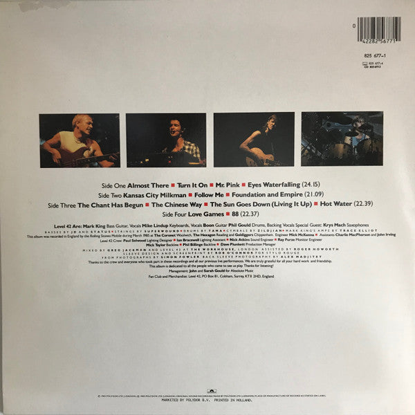Level 42 : A Physical Presence (2xLP, Album)