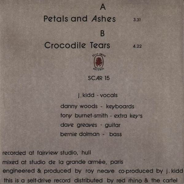 Jeremy Kidd : Petals + Ashes (A Song For Emma Goldman) (7")