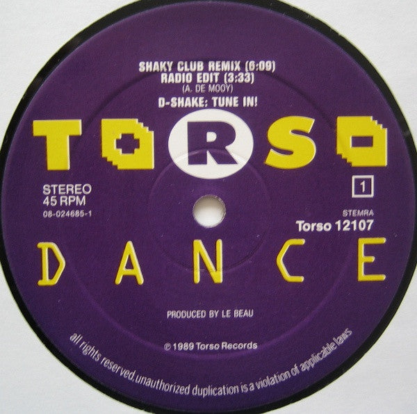 D-Shake : Tune In! (12")