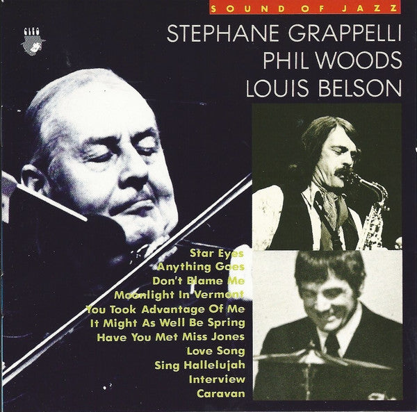 Stéphane Grappelli, Phil Woods, Louis Bellson : The Sound Of Jazz  (CD, Album, RE)