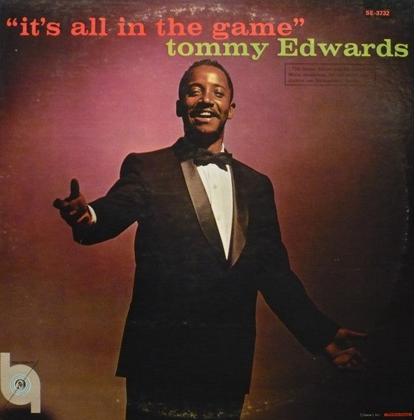 Tommy Edwards : It's All In The Game (LP, Album, RE)