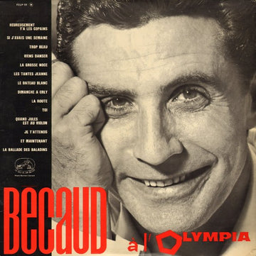 Gilbert Bécaud : Bécaud À L'Olympia (LP, Album)