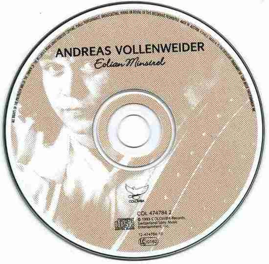Andreas Vollenweider : Eolian Minstrel (CD, Album)