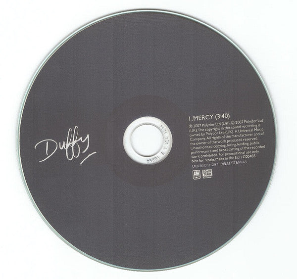 Duffy : Mercy (CDr, Single, Promo)