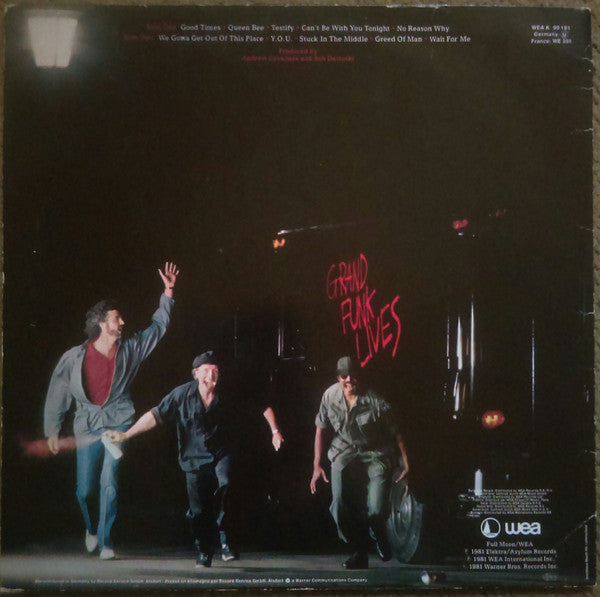 Grand Funk Railroad : Grand Funk Lives (LP, Album)